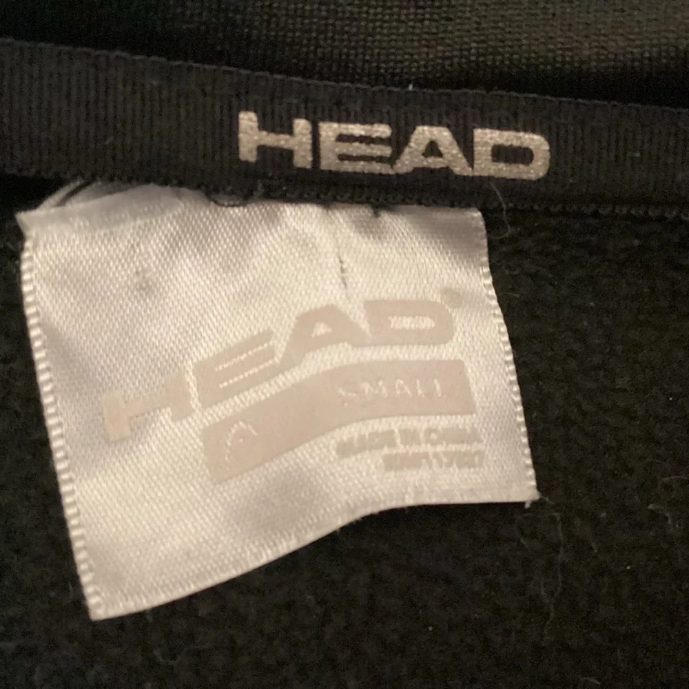 HEAD Womens black tennis jacket full zip size small